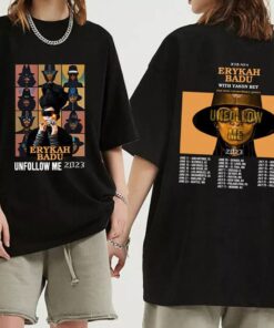 Erykah Badu Unfollow me Tour 2023 Shirt, Erykah Badu Shirt, Erykah Badu 2023 Tour Shirt