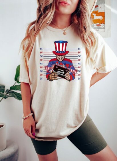 Comfort Colors Scary 4th of July Shirt, Horror 4th of July Shirt