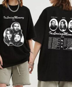 In Loving Memory Tour 2023 With Xavier Wulf, Bones, Eddy Baker Shirt, In Loving Memory Shirt