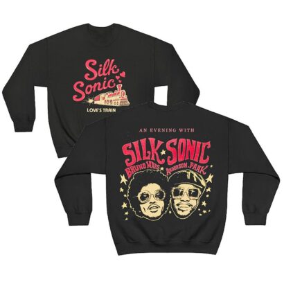 Silk Sonic - Love's Train 2 side T-shirt