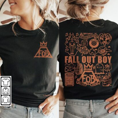 Fall Out Boy Doodle Art Shirt, Fall Out Boy tour 2023 Shirt