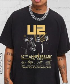 Signature 47 Years U2 Band Shirt, The Joshua Tree U2 Band Shirt, U2 Band Tour Shirt