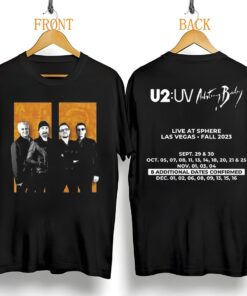 U2 Band Achtung Baby Live At Sphere 2023 Tour Shirt, U2 Band Fall 2023 tour Shirt