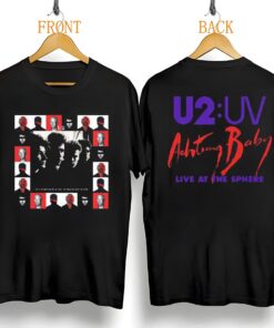 U2 Band Tour 2023 Shirt, Achtung Baby Live At Sphere U2 Band Tour Shirt