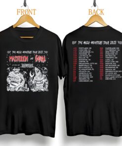 Gojira and Mastodon: The Mega-Monsters Tour 2023 Tee, Gojira and Mastodon T shirt