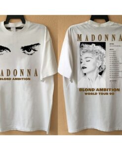 Madonna Blond Ambition Tour 1990 T-shirt, Madonna Shirt