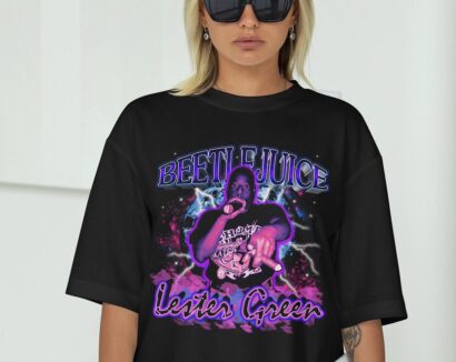 Beetlejuice TShirt, Lester Green Merch, Lester Green Shirt, Vintage Bootleg, Just Hanging Around