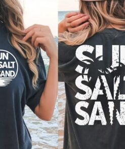 Sun Salt Sand T-shirt, Summer Shirt, Summer Beach Shirt