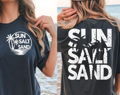 Sun Salt Sand T-shirt, Summer Shirt, Summer Beach Shirt