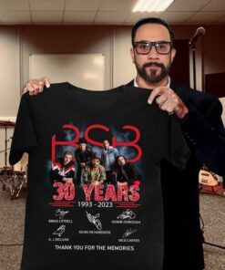 Backstreet Boys Shirt, Backstreet Boys Member 30th Legend Anniversary 1993-2023 Thank You For The Memories Tee