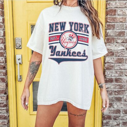 MLB New York Yankees Shirt, Mlb Fan Shirt ,New York Yankees EST 1903 Tee