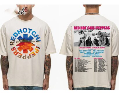 Red Hot Chili Peppers 2023 Tour T-Shirt, Red Hot Chili Peppers Shirt, RHCP Band Tour Concert 2023 Shirt