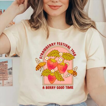 Strawberry Festival 1968 shirt, Strawberry shirt, Strawberry Lover Gift Spring shirt