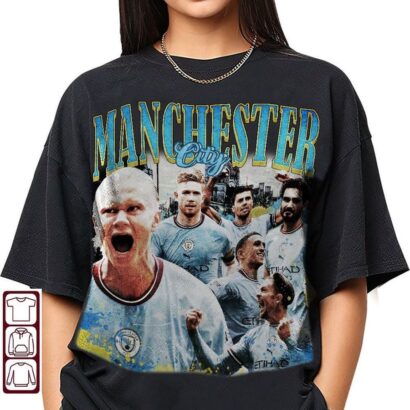 Manchester City 90s Vintage, Manchester City Bootleg Shirt