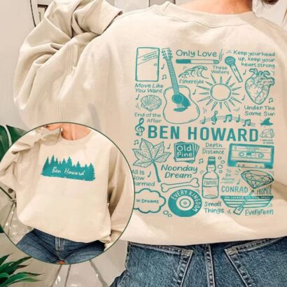 Ben Howard Shirt, Ben Howard Album, Ben Howard Band Shirt