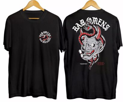 2023 Bad Omens Band Hannya T-Shirt, Omens Band T-Shirt