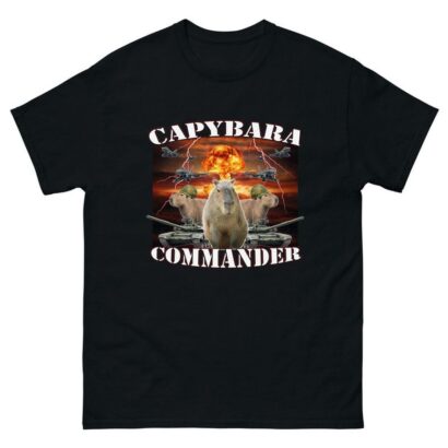 Capybara Commander Funny Shirt