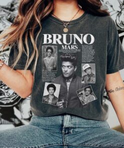 Bruno Mars shirt, Bruno Mars Vintage 90s Gift For Fans T-Shirt