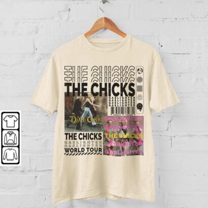 The Chicks Shirt, The Chicks Six Nights in Vegas Tour 2023 Tickets Album Gaslighter Tee