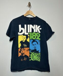 Blink182 tshirt, Blink Smile 182 Shirt, Blink 182 Lyric Album Song Tee