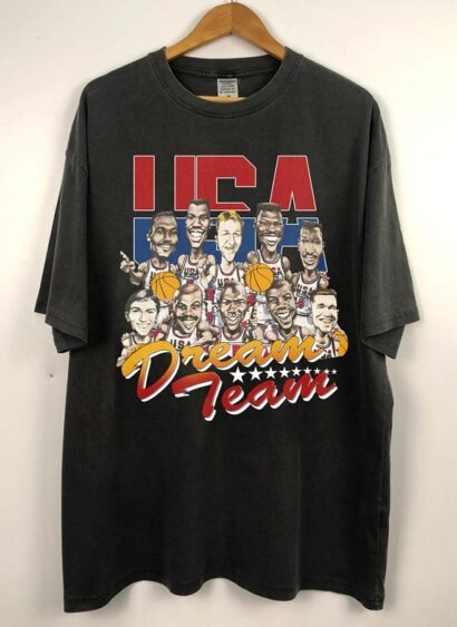 Vintage 1992 USA Dream Team Shirt , NBA Basketball Shirt