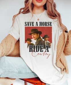 Pedro Pascal Tshirt, Western Save a Horse Shirt, Pedro Pascal T-shirt