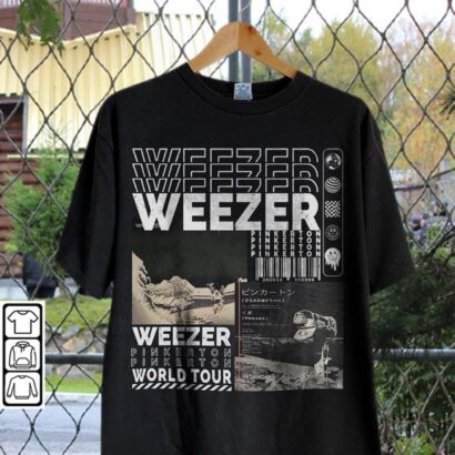 Weezer Shirt, Weezer World Tour 2023 Tickets Album Pinkerton Tee