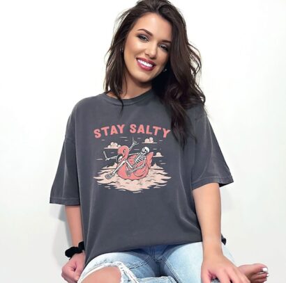 Beach T-Shirt, Stay Salty, Comfort Colors T-Shirt