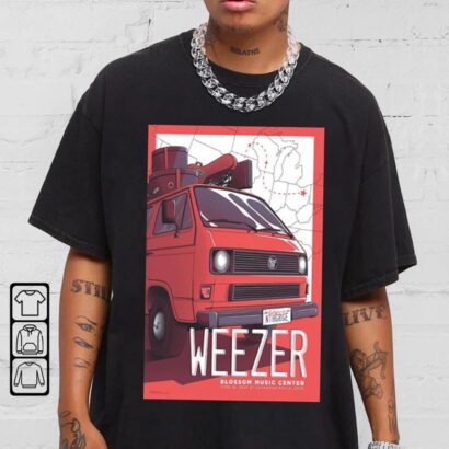 Weezer Shirt, Weezer tour 2023 Tee