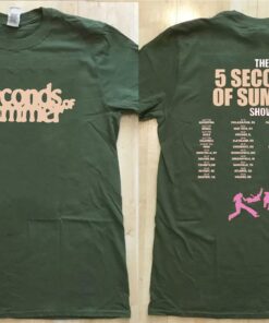 5SOS show 2023 shirt, 5 Seconds of summer tour shirt