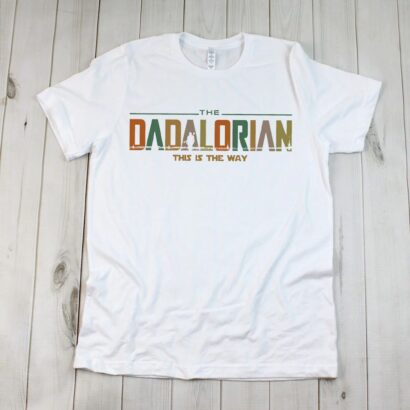 The Dadalorian White T-Shirt