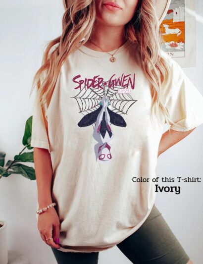 Retro Spider Gwen Comfort Colors Shirt, Spider man Across the Spider Verse 2023 Shirt