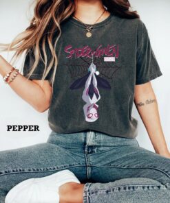 Retro Spider Gwen Comfort Colors Shirt, Spider man Across the Spider Verse 2023 Shirt