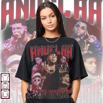 Anuel aa 90s Vintage Shirt, Anuel aa Bootleg Shirt