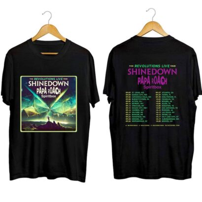 Shinedown The Revolutions Live Tour 2023 Shirt, Shinedown 2023 Concert Shirt