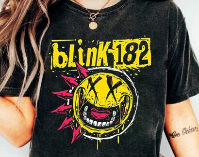 Blink 182 Shirt, Comfort Colors Band Tee