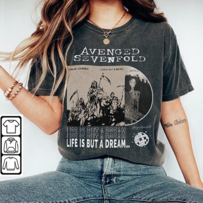 Avenged Sevenfold t shirt, Comfort color shirt