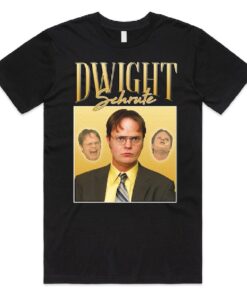 Dwight Schrute Homage US Office T-shirt Tee Top Michael Scott Vintage 90's Retro