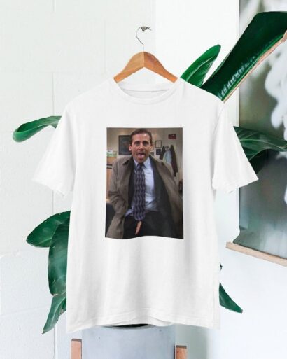 Micheal Scott funny photo t-shirt, The Office t-shirt, The Office merch, The Office TV Show fans t-shirt