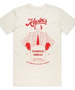 Kevin's Famous Chilli T-shirt Tee Top Funny The US Office Malone Family Recipe