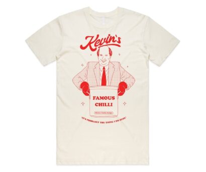 Kevin's Famous Chilli T-shirt Tee Top Funny The US Office Malone Family Recipe