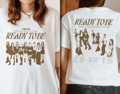 Ready To Be World Tour Shirt, Twice Ready To Be Shirt