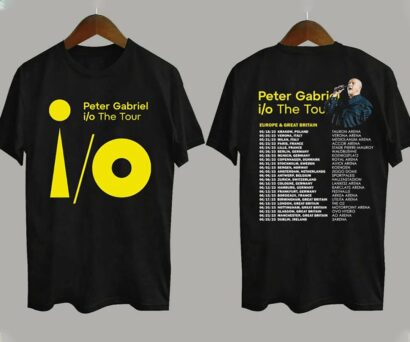 Peter Gabriel t shirt, Peter Gabriel merch, Peter Gabriel tour shirt, Peter Gabriel 2023