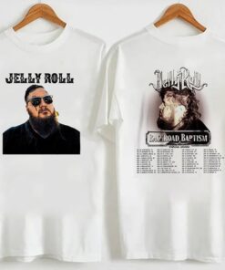 Jelly Roll Tour 2023 Shirt, Backroad Baptism 2023 Tour Jelly Roll Shirt