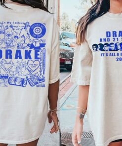 Drake 2 Sides Comfort colors Shirt, 21 Savage Tour shirt, Drake Tour 2023 shirt