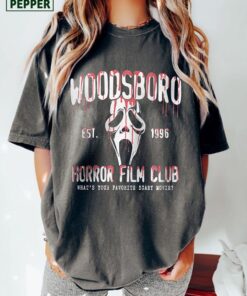 Woodsboro Horror Club Shirt, Horror Film Club Comfort Color Shirt