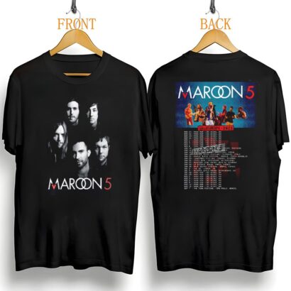 Maroon 5 Band Tour 2023 Shirt, Maroon 5 The Residency World Tour 2023 Shirt, Maroon 5 Shirt