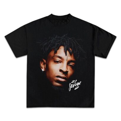 21 Savage T-Shirt - Rap Tee Jumbo Graphic Print Savage Mode