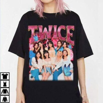 Twice Retro Bootleg T-Shirt, Twice Shirt