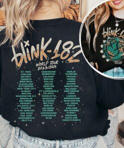 Blink 182 World Tour 2023 2024 Shirt, Blink 182 merch, Blink 182 t shirt